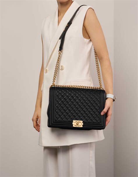 boy chanel flap bag look alike|chanel black boyfriend bag.